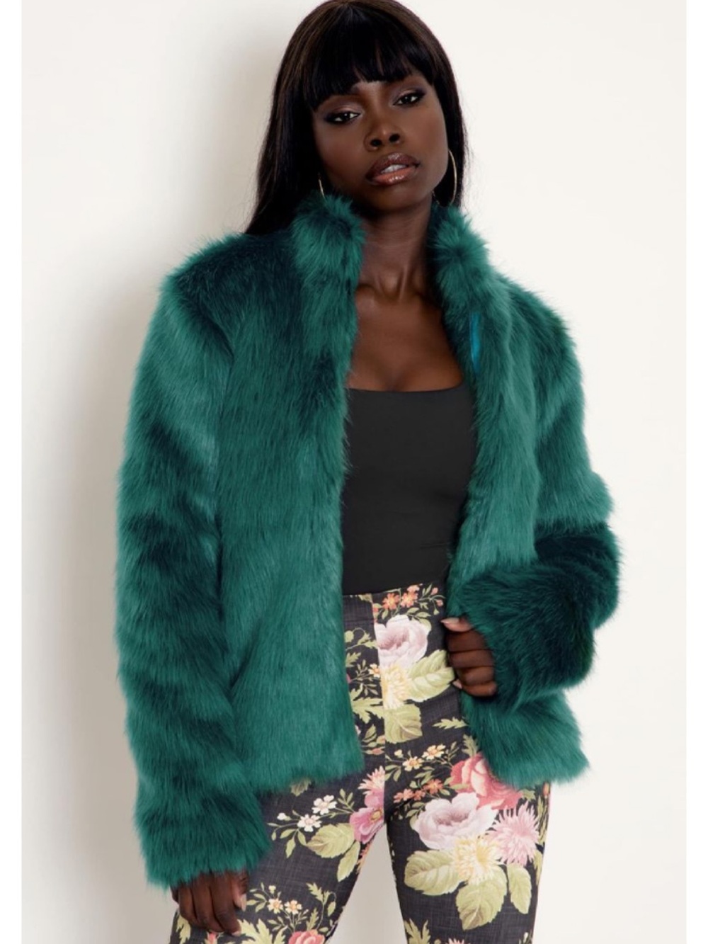 Blackmilk Teal Furbulous Jacket - Picture 2 of 6